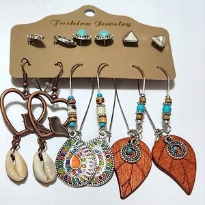 Winners choice Bohemian Zinc Alloy Heart Fashion Jewelry earrings